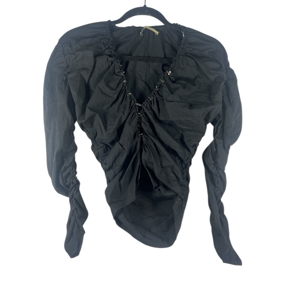 bst Milano Rushed Clip Front Blouse 46/XL